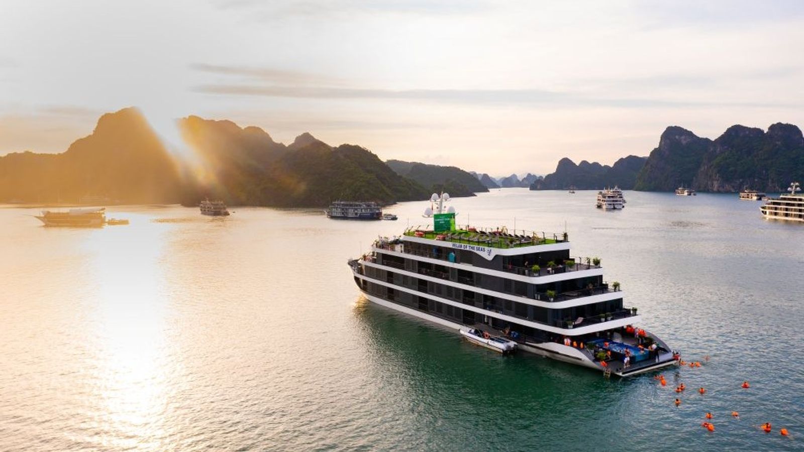 Luxury 5 Stars Cruise Velar of the Sea: Ha Long Bay Cruise 2 Days1Night