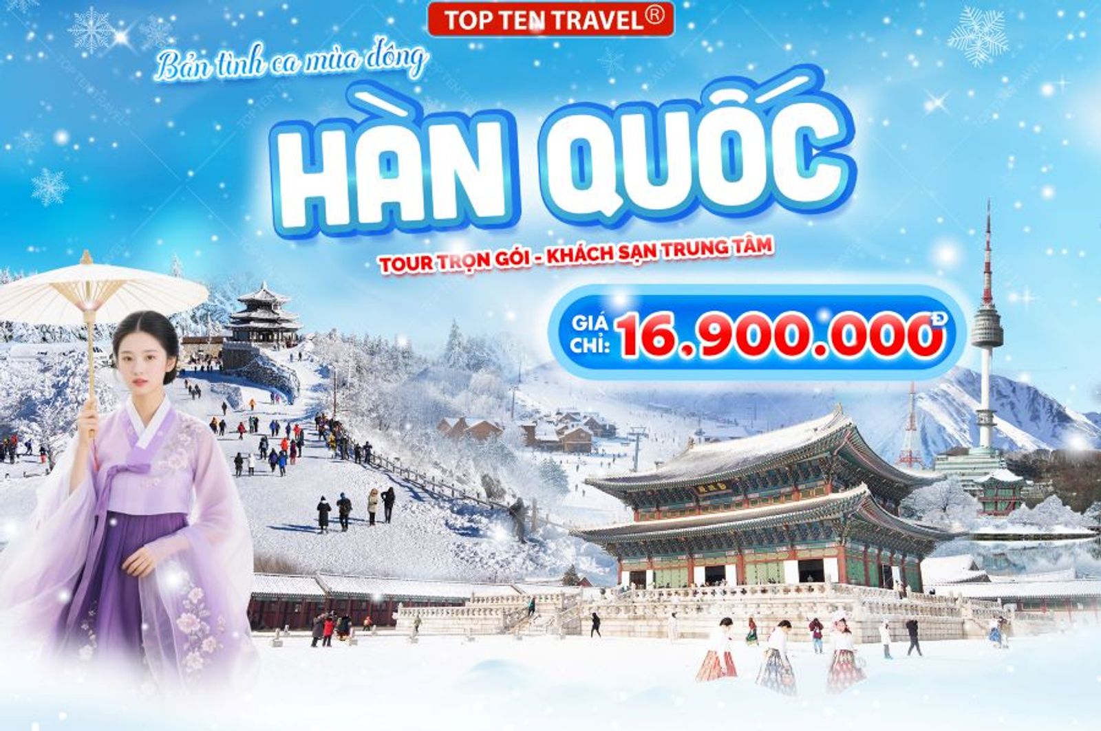 Tour Hàn Quốc Mùa Đông: Seoul - Nami - NamSan - Everland 5N4D - Image - 3893