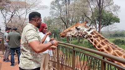 Nairobi:Giraffes Feeding Experience At Giraffes Centre And Kibera Slum Excursion. - Image - 8213