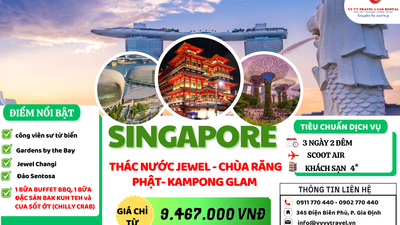 SINGAPORE: THÁC NƯỚC JEWEL - CHÙA RĂNG PHẬT - KAMPONG GLAM 3N2Đ - Image - 14913