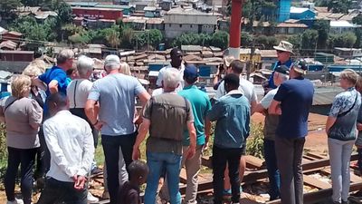 Nairobi:Giraffes Feeding Experience At Giraffes Centre And Kibera Slum Excursion. - Image - 8210