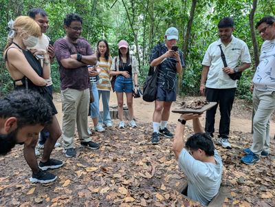 Cu Chi Tunnels, Cao Dai Temple Full Day Tour Optional Ba Den Mountain - Image - 1809
