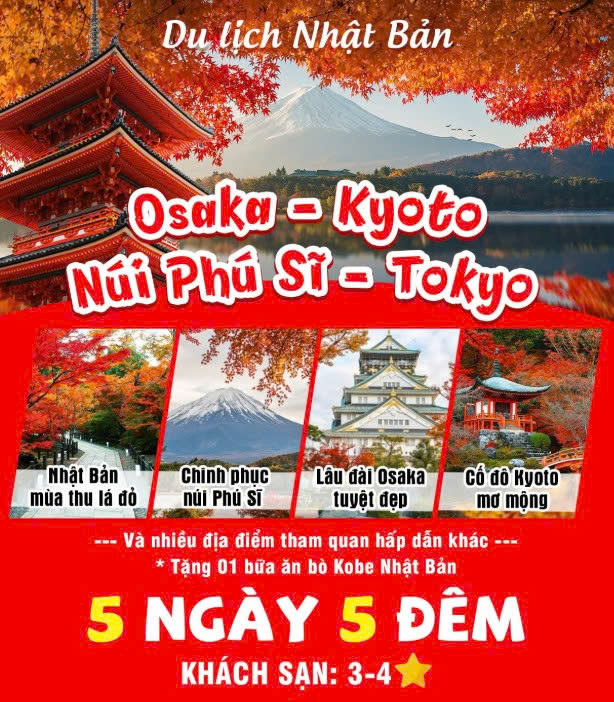 Nhật Bản (Tokyo - Kyoto - Phú Sỹ - Osaka) - Image - 1597