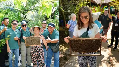 TOUR PROGRAMONE DAY MEKONG DELTA: MY THO – BEN TRE - Visiting a local bee farm and tasting fresh honey tea in Ben Tre - 18737