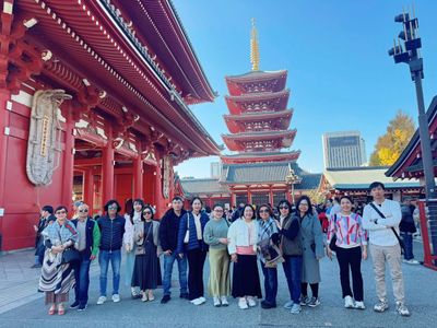 Tour Lá Đỏ Nhật Bản: Osaka – Kobe – Kyoto – Nagoya – Phú Sĩ – Tokyo 6N5Đ - Chùa Sensō-ji, ngôi chùa cổ nhất và là một trong những địa điểm tâm linh quan trọng nhất ở Tokyo - 22130