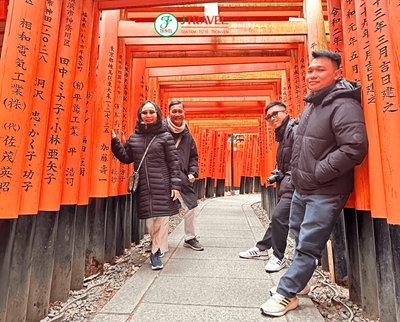 Tour Mùa Thu Nhật Bản: Osaka – Kobe – Kyoto – Nagoya – Phú Sĩ – Tokyo 6N5Đ - Đền thờ Fushimi Inari Taisha - 22138