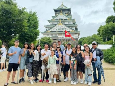 Tour Nhật Bản Mùa Thu 6N5Đ: Cung Đường Vàng Osaka – Kyoto – Phú Sĩ – Tokyo - Thành Osaka - 22206