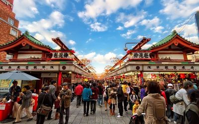 Tour Nhật Bản Mùa Hè: Tokyo - Fuji - Narita 5N4Đ - phố Nakamise-dori - 22325