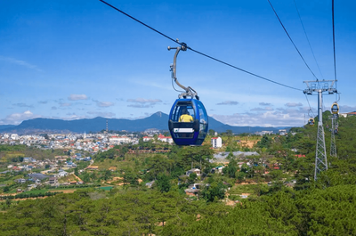 Tour Đà Lạt: Săn Mây – Trạm Ký Ức – Fresh Garden 3N3Đ - CÁP TREO XUYÊN RỪNG THÔNG - 23245