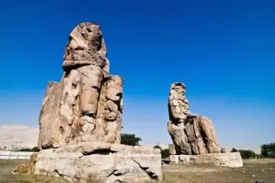 Tour Ai Cập Cổ Đại: Cairo – Luxor – Hurghada – Biển Đỏ 9N8Đ | Bay Qatar Airways - Bức tượng khổng lồ của Memnon - 23862