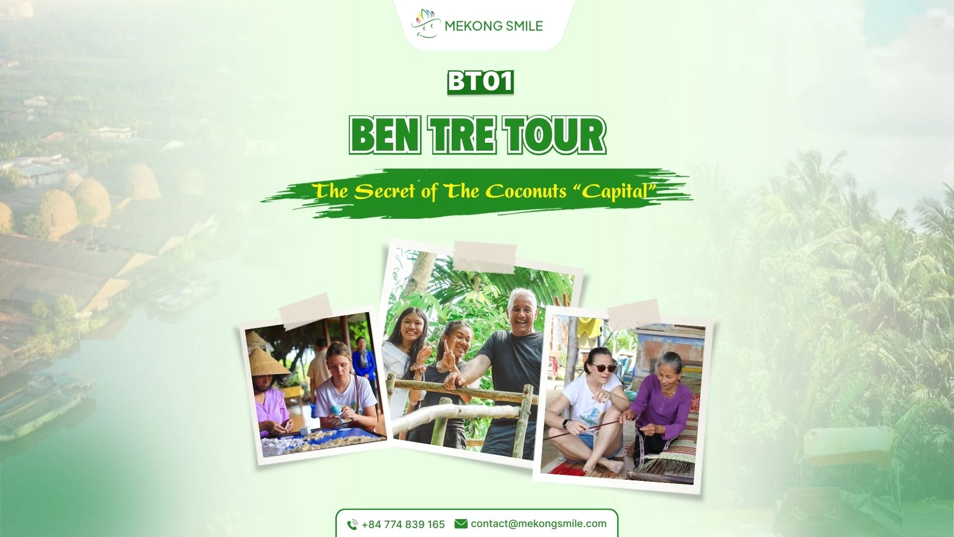 Ben Tre Tour | The Secret of The Coconuts “Capital” - A scenic photo of a canal or a coconut workshop in Ben Tre, famous for its coconut-based products - 18711